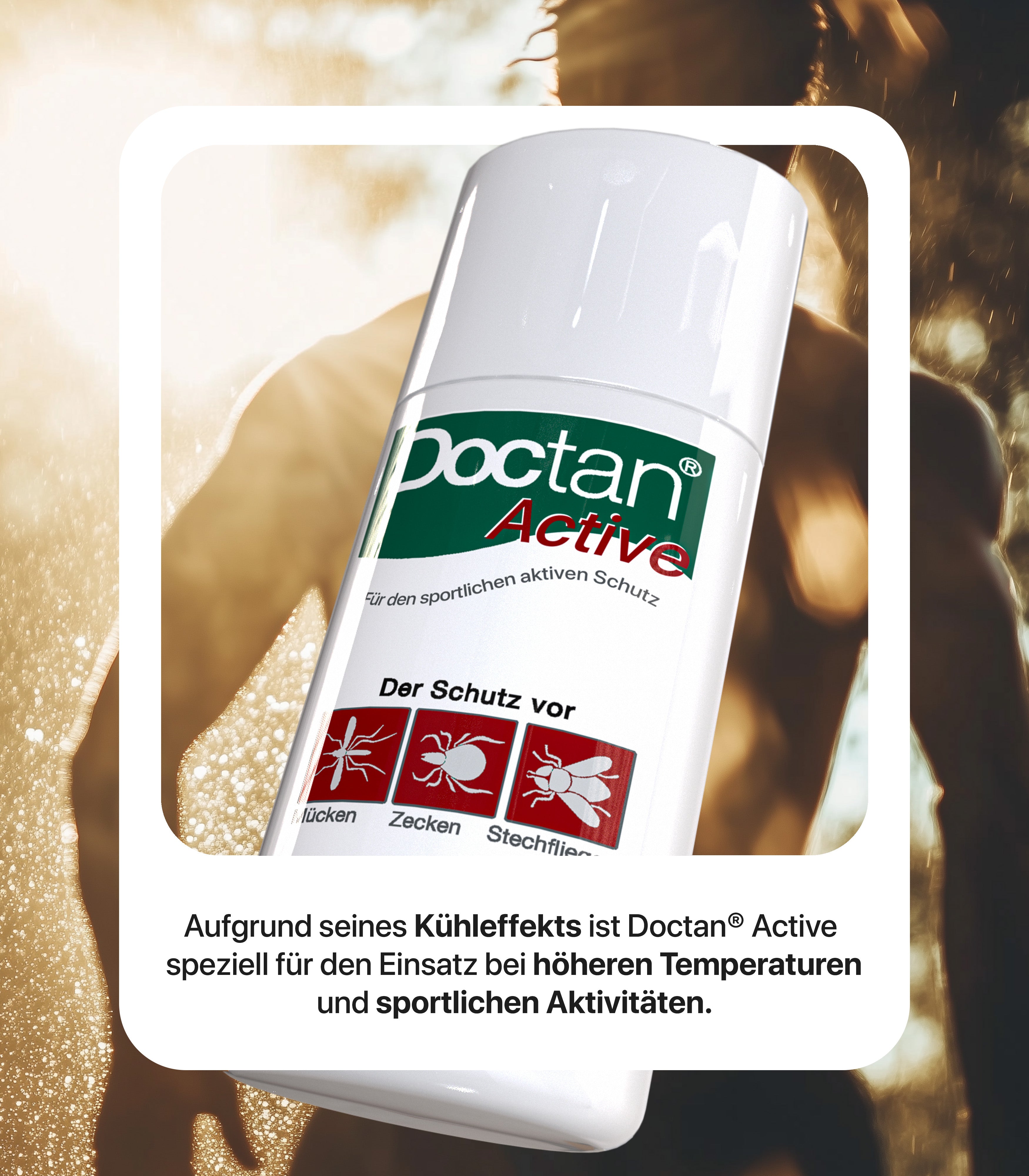 Doctan® Aktive - Kühlender Insektenschutz für Aktive & Sportler