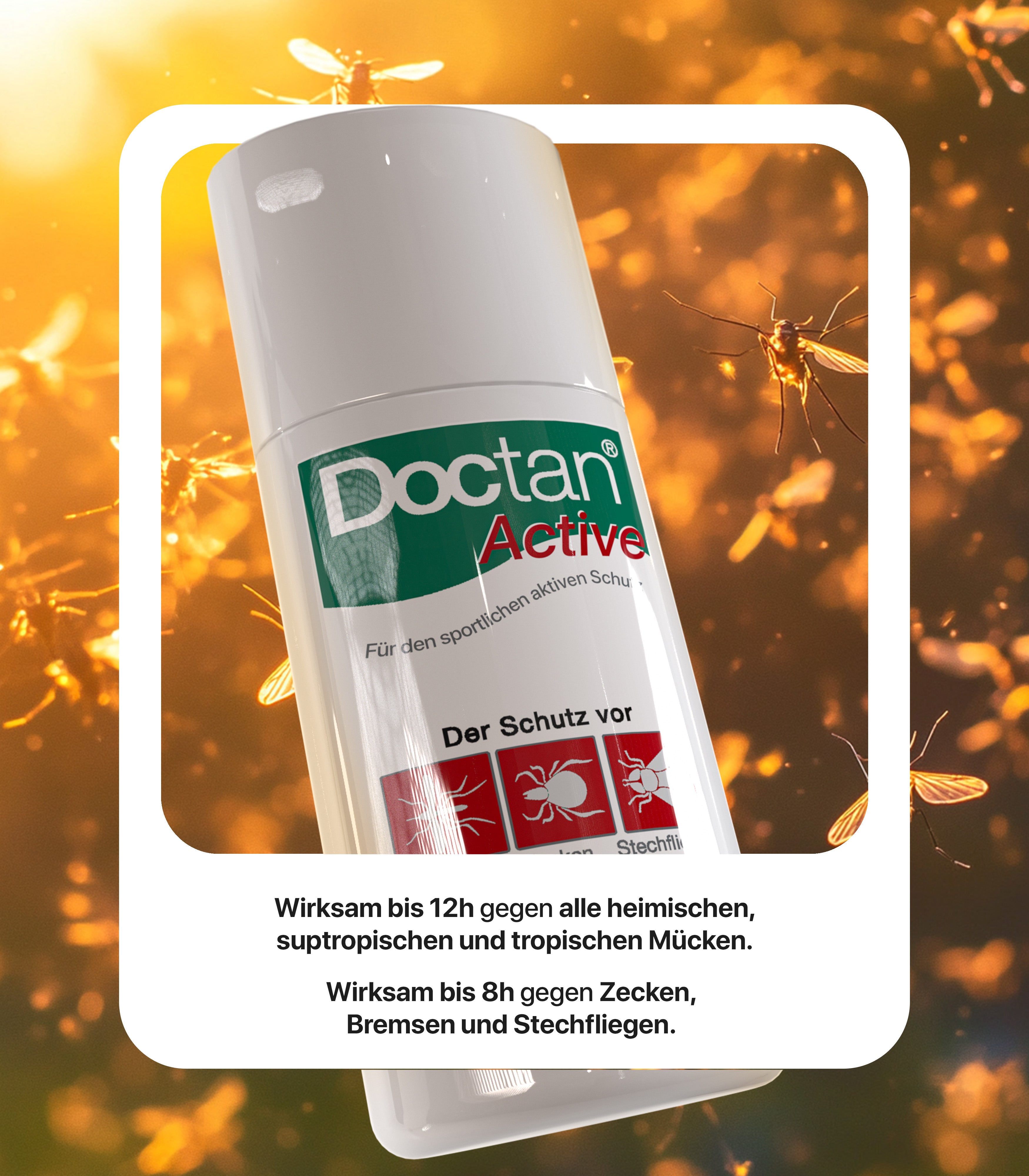 Doctan® Aktive - Kühlender Insektenschutz für Aktive & Sportler