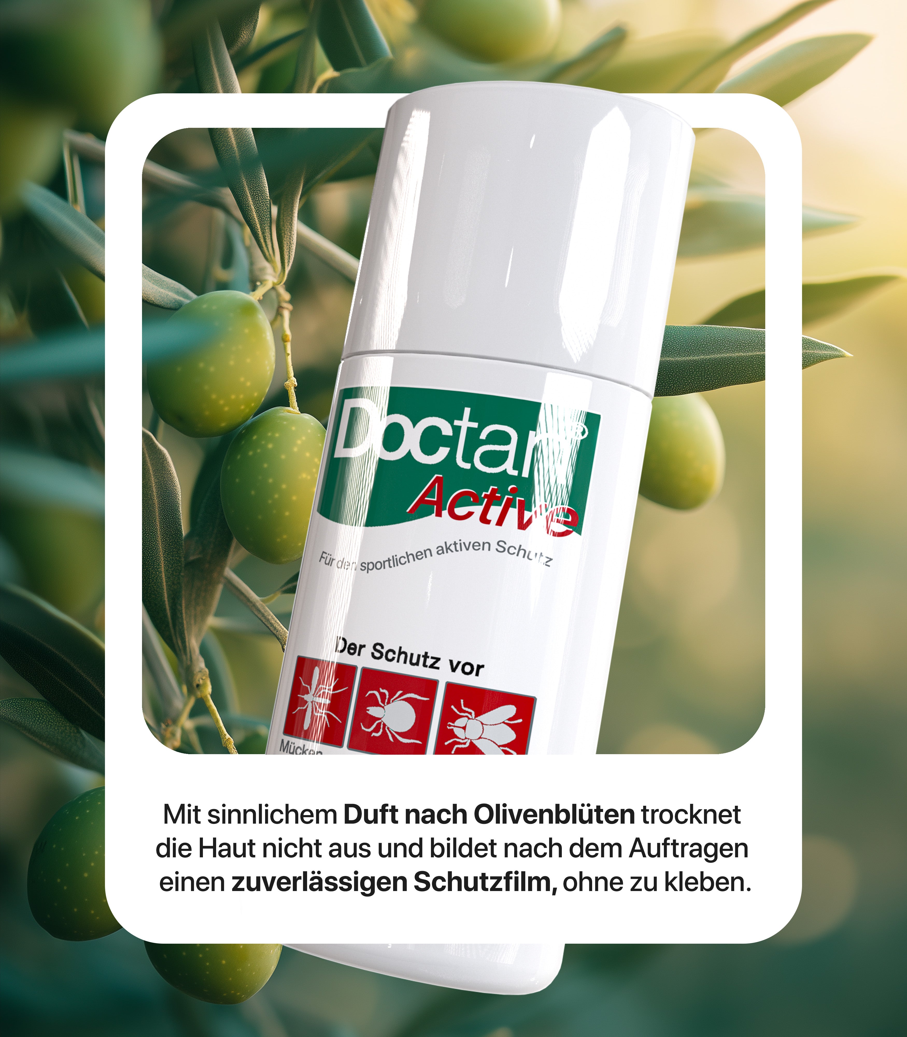 Doctan® Aktive - Kühlender Insektenschutz für Aktive & Sportler
